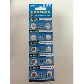 UOGTNON 397 SR726SW Watch Battery 1.5V Button Cell (10-Pack)