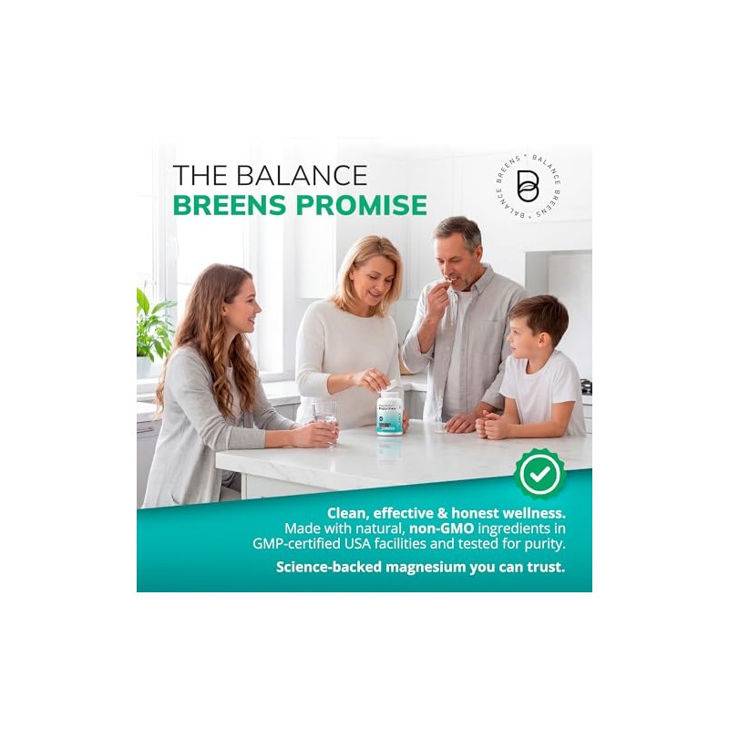 Balance Breens Bisglicinato de magnesio - 120 cápsulas vegetales