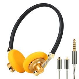 OKCSC G40 Open-Back Vintage Headphones, 40mm Hi-Fi Drivers, All-Day Comfort, Detachable Memory Foam Earpads & Cable for All Day Use, Portable Carry Bag, Outdoor Activity/Street Style Enthusiasts,4.4mm