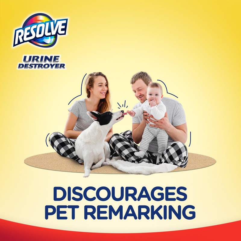 Resolve Carpet Concentrate for Steam Urine Destroyer, Carpet Cleaner Solution,