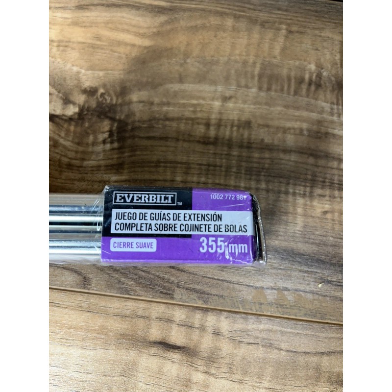 Everbilt 1 Pair Of Everbilt Full Extension Drawer Slides Soft-Close