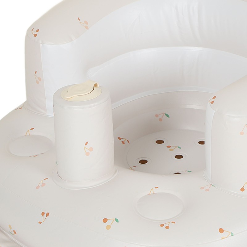 Baby Inflatable Seat with Air Pump Back Portable Safe Soft