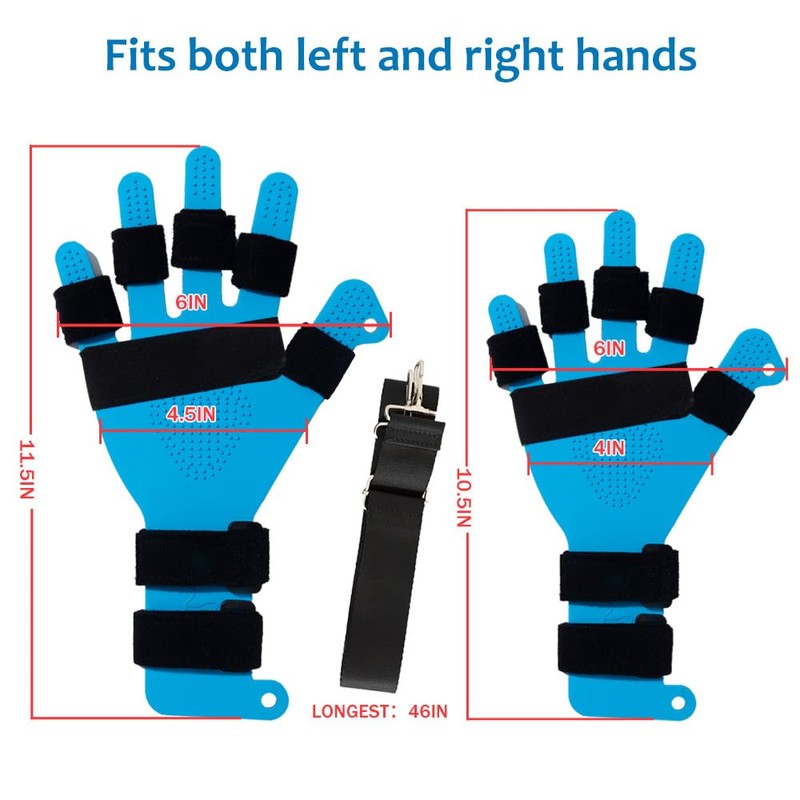 Resting Hand Splint for Stroke Support – Adjustable Finger Separator