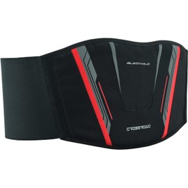 BLACKWILD Motorcycle Kidney Belt, Crossroad Kidney Belt, Motorcycle Men and Women, Effective Stabilisation Kidney Warmer, Lumbar Support, Back Support Belt (Red, S)