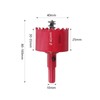HAPPOW 40mm Sizes Hole Saw Cutter Set,for Drilling Wood, Aluminum,