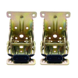 Heavy-Duty Foldable Self-Locking Hinge Sdjdhej 2-Piece 90 Degree Double Brake Foldable Hinge with Mounting Screws, Rigid Foldable Bracket Foldable Table Leg Bed Leg Table Leg Bracket