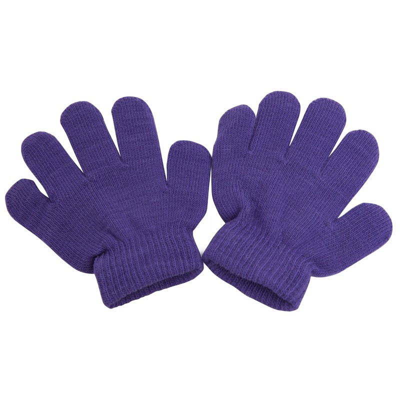 Childrens/Kids Winter Magic Gloves (One Size) (Black)