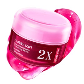 numbuzin No.2X Serum  Rose PDRN Collagen 2X Plumping Serum  Brillante, hidratante, reafirmante, cuidado de la piel coreano, colágeno, péptidos, PDRN  