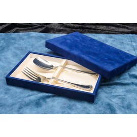 ALFACT Dinner Cutlery Set, 2 Pieces, 18-10 Stainless Steel, Made in Japan, Francia (Francia) Gift Wrapping Fork Spoon