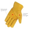 Illinois Glove Company Winter Lined Premium Goatskin Leather Gloves Style