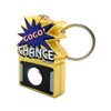 Juggler Sound Flash Button Mini Gold Luminous Sound Key Chain