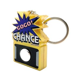 Juggler Sound Flash Button Mini Gold Luminous Sound Key Chain