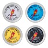 Escali AHS1-4 Easy Read Mini Steak Thermometer Set, Dial Reads