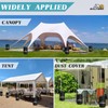GALTEED Canopy Water Weights Bag,176LBS Tent Weights Set of 8