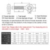 BOZONLI 304 Stainless Steel Eye Bolts Eye Bolt Ring Nut