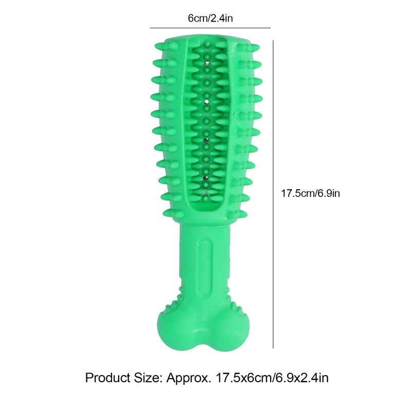 Pet Dog Rubber Safety Molar Cleaning Tooth Rod Playing Biting