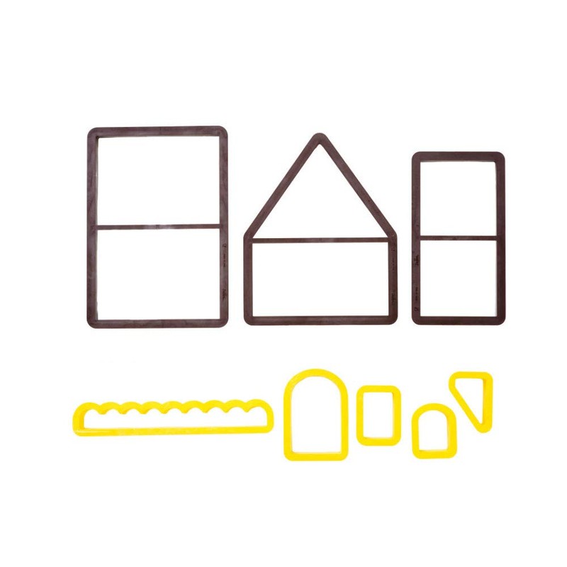 Decora 0255162 AUSSTECHER MÄRCHENHAUS 8-TLG, 17 x 20 x 5