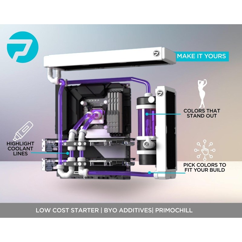 PrimoChill Base - Computer WaterCooling High Purity Deionized Water, No