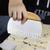 TINMIX Dough Scraper, Stainless Steel Dough Pastry Scraper Cutter Chopper
