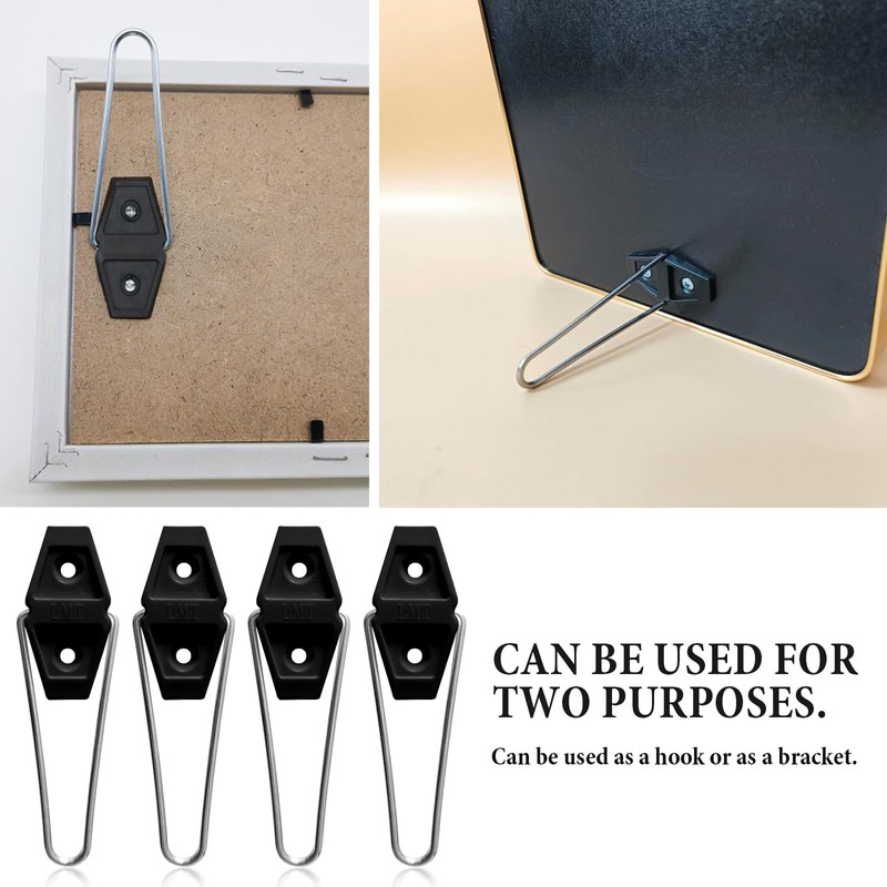 UESDU Picture Frame Stand 4PCS Photo Frame Holder Metal Easel