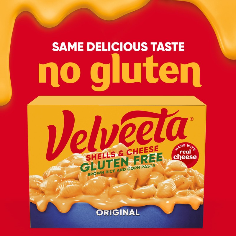 Velveeta Gluten Free Shells and Cheese, Brown Rice and Corn