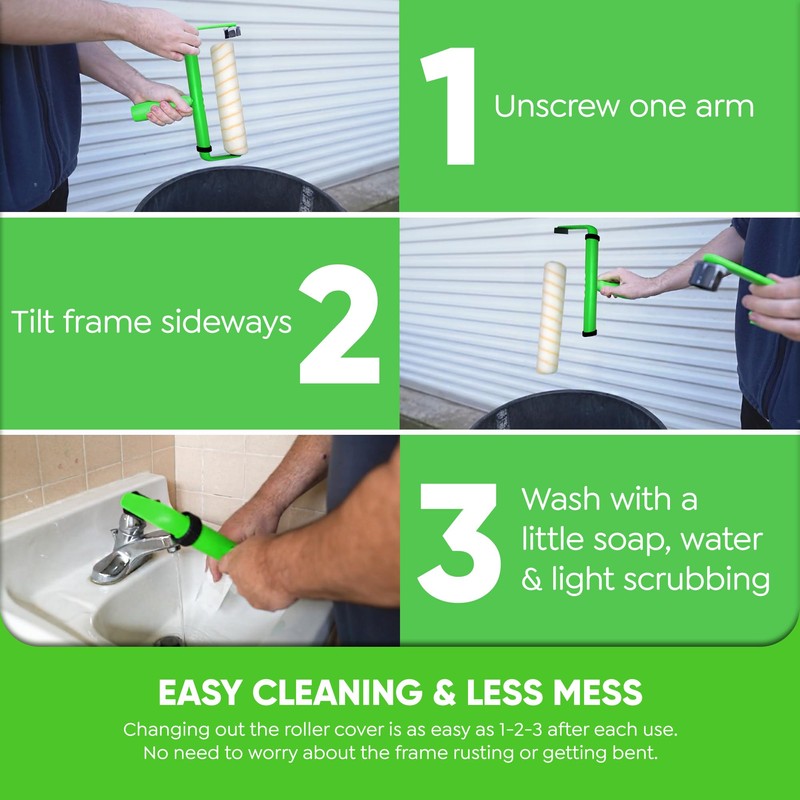 BetterGrip Ergonomic Paint Roller - 18 inch Paint Roller Frame