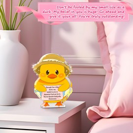 Inspiring and Hilarious Duck Gift: Offers Emotional Support, Filled with Positive Affirmations – Inspirational, Distinctive, and Whimsical Motivational and Amusing Novelty Gift