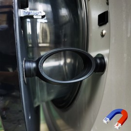 washing machine door prop,prevent holdy moldy Helps your Washer Dry Properly to Prevent Odors (dark grey) (BLACK)