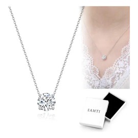 Collar De Plata De Mujer 925 Regalo De Plata Esterlina