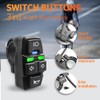 WUXING DK336 Electric Bike Scooter Light Switch 24V/36V/48V/60V/72V Ebike Lamp