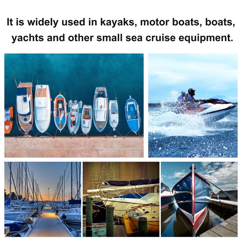 Bungee Dock Rope with Stainless Steel Clip for Mooring The