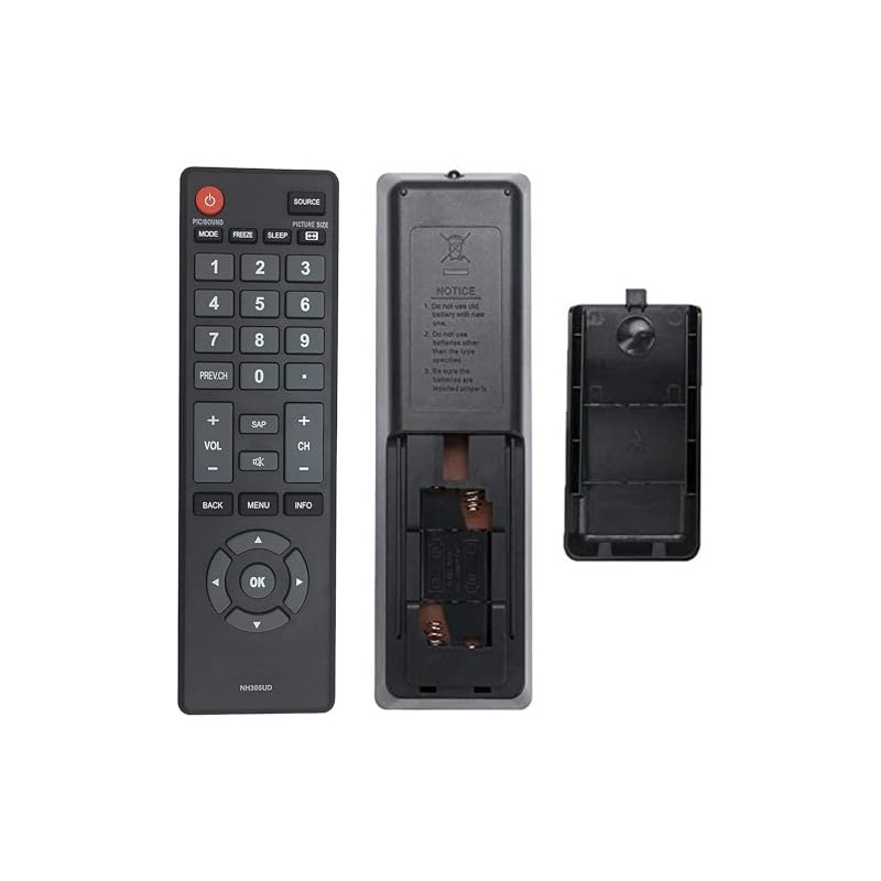 NH305UD Remote Control Compatible with Emerson LCD LED HD TVs