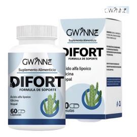 Difort, Calmante, Reduce El Azúcar En La Sangre, 60 Cápsulas