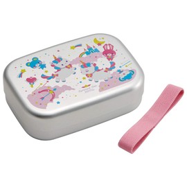 Skater ALB5NV-A Children's Aluminum Lunch Box, 12.5 fl oz (370 ml), Unicorn, Girls, Made in Japan