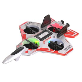 Remote Control Drone for Kids,2.4Ghz Foam RC Airplanes Helicopter Quadcopter with Auto Hovering,360° Flip,Gravity Sensing,Stunt Roll,Cool Light,2 Battery,Gifts for 8+ Kids Boys