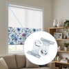 Molain 8Pcs Metal Window Shade Brackets, Roller Shade Outside Mount