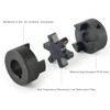 3/4" to 1" L090 3-Piece L-Jaw Coupling Set & Buna-N