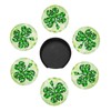 Funny Coasters for Drinks with Holder St Patrick's Day Shamrocks