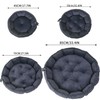 Hebove Dog Beds, Couch Cover for Dogs Washable,Round Dog Bed