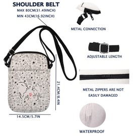 Beauty Beast Crossbody Bag Belle Beauty Princess Gift Princess Inspired Gifts Fairytale Lover Gift (Beauty Beast CB CA)