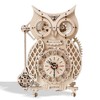 3D Wooden Puzzle Owl Clock Kit Model Kits to Build