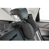 Lescars Car Headrest: Universal Car Headrest with Memory Foam, Individually