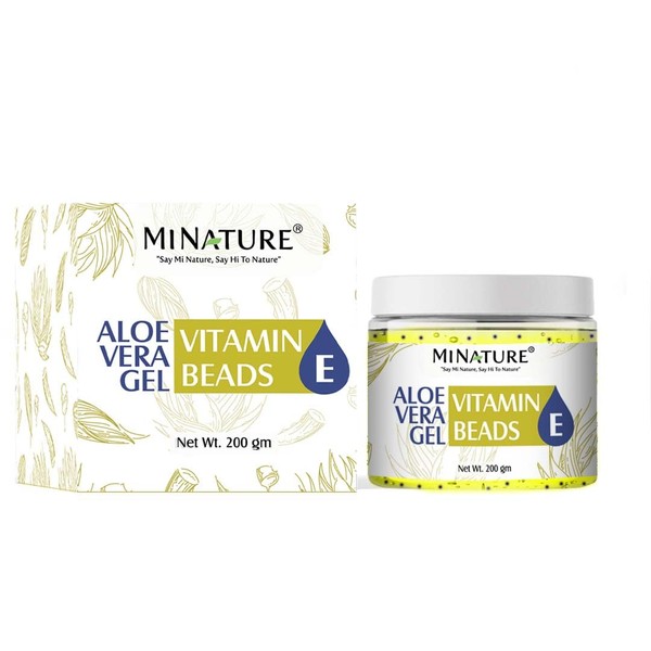 Aloe Vera Gel by mi Nature with Vitamin E Beads|