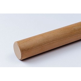 【日本製・職人手づくり】麺棒/めん棒/のし棒 φ25～30mm/ブラックチェリー　そば/蕎麦打ち道具 (径30mm, 1,050 ミリメートル)