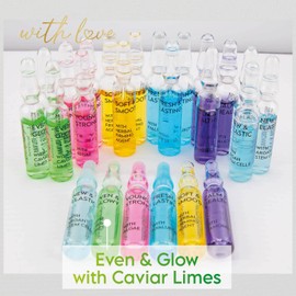 Hallingers Even & Glow - 7er Set Beauty Ampullen - Maxl Hallinger Duftatelier Ampulle mit hochwertigem Serum (Set) - Ostergeschenke Osterkörbchen Ostereier & als Osterdeko | Geburtstag Glückwunsch Jah