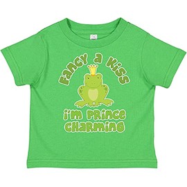 inktastic Fancy a Kiss I'm Prince Charming Toddler T-Shirt 7 Apple Green 23a89
