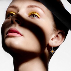 Sun Earrings Sterling Silver Amber Sun Leverback Earrings for Women Sun Jewelry for women