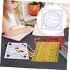 jojofuny 1pc Multifunctional Math Drawing Instrument Geometric Ruler for Students