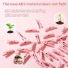100PCS Baby Shower Clothespin Games Mini Pink Clothes Pins 1.4