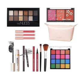 Kit Maquillaje para Mujer, Set de Maquillaje para Mujer que Incluye Paleta de Sombras de Ojos, Juego de Brillo de Labios, Incluye Juego de Brochas de Maquillaje,Lentejuelas (002)